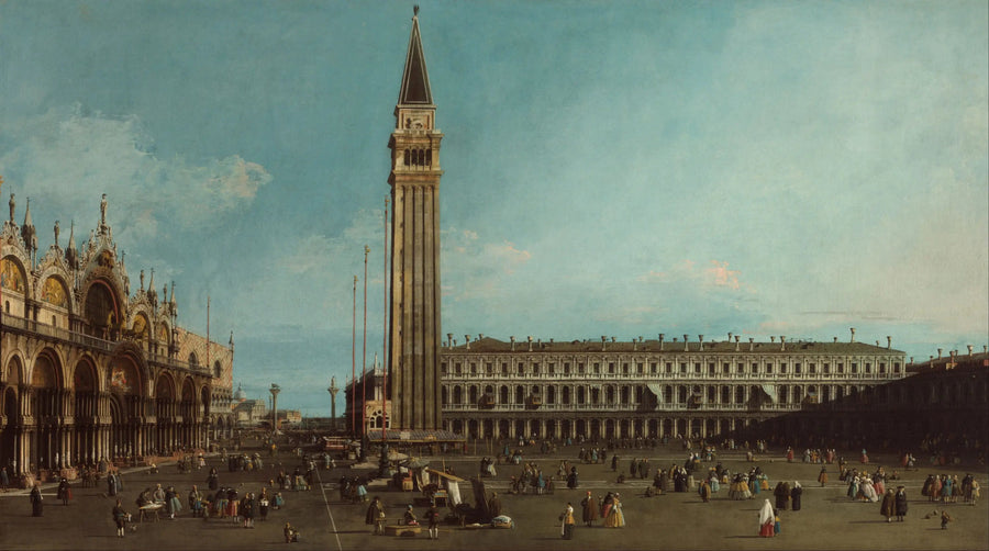 A Praça de São Marcos, Veneza - Canaletto