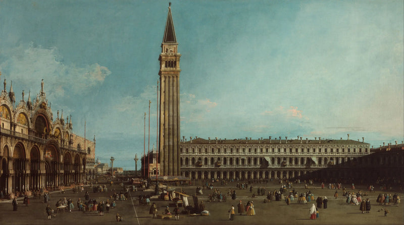 A Praça de São Marcos, Veneza - Canaletto