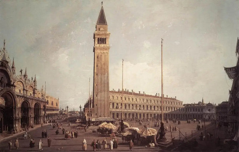 A Praça de São Marcos em direção ao sudoeste - Canaletto