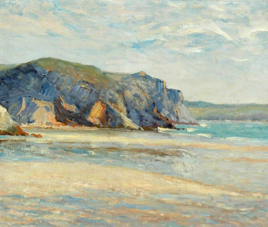A Praia em Morgat, Finistère - Maxime Maufra