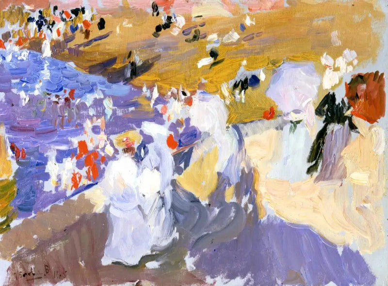 A Praia, Biarritz (Promenade des Dames) - Joaquín Sorolla