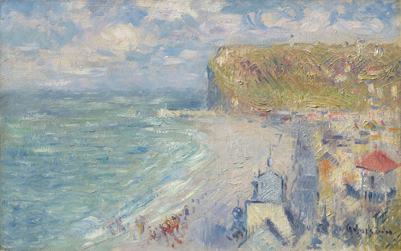 A praia de Fécamp - Gustave Loiseau