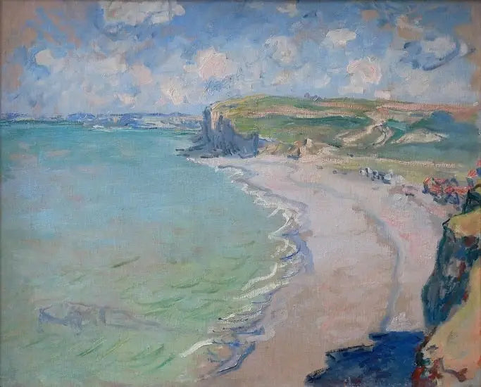 A Praia de Pourville - Claude Monet