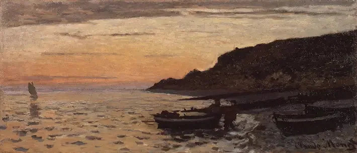 A Praia de Sainte-Adresse - Claude Monet