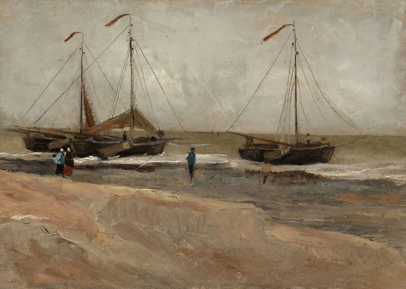 A praia de Scheveningen - Vincent van Gogh