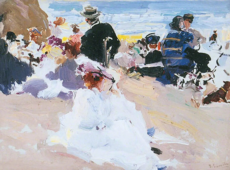 A praia - Joaquín Sorolla