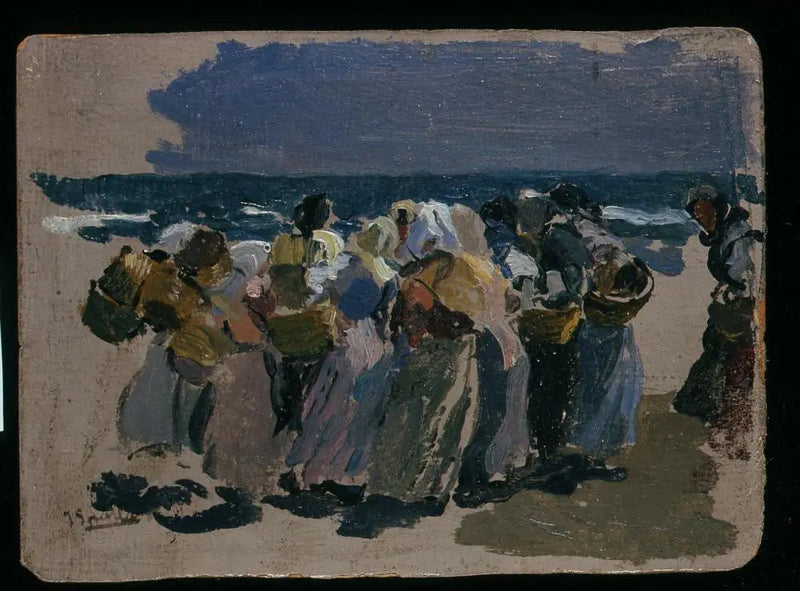 A Praia, Valência (Peixarias) - Joaquín Sorolla