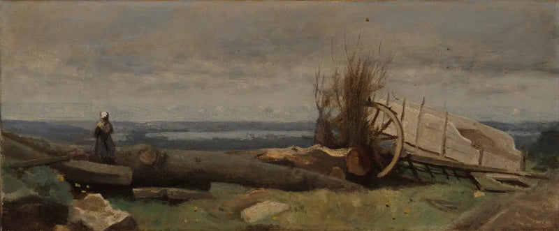 A planície de La Beauce - Jean-Baptiste Camille Corot