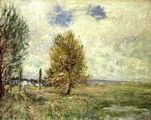 A planície de Veneux-Nadon - Alfred Sisley
