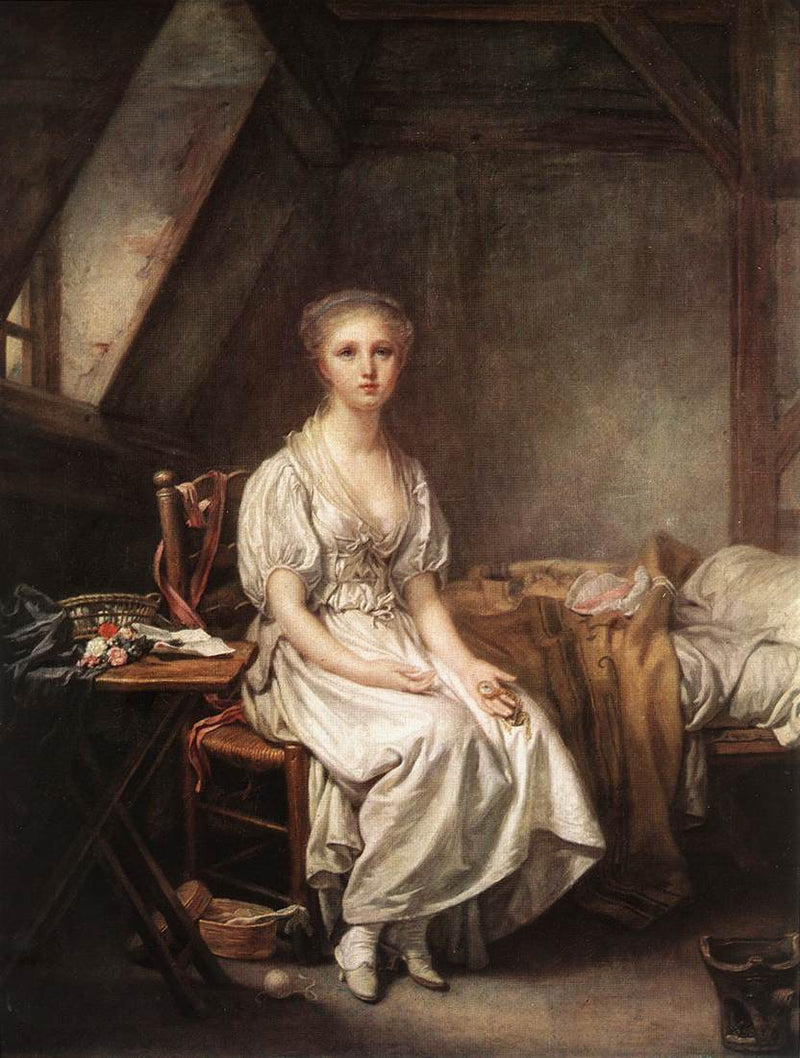 A denúncia do relógio - Jean-Baptiste Greuze