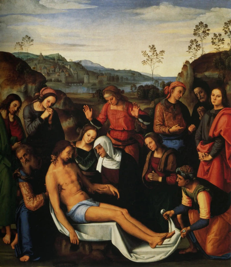 A Queixa sobre o Cristo Morto - Pietro Perugino