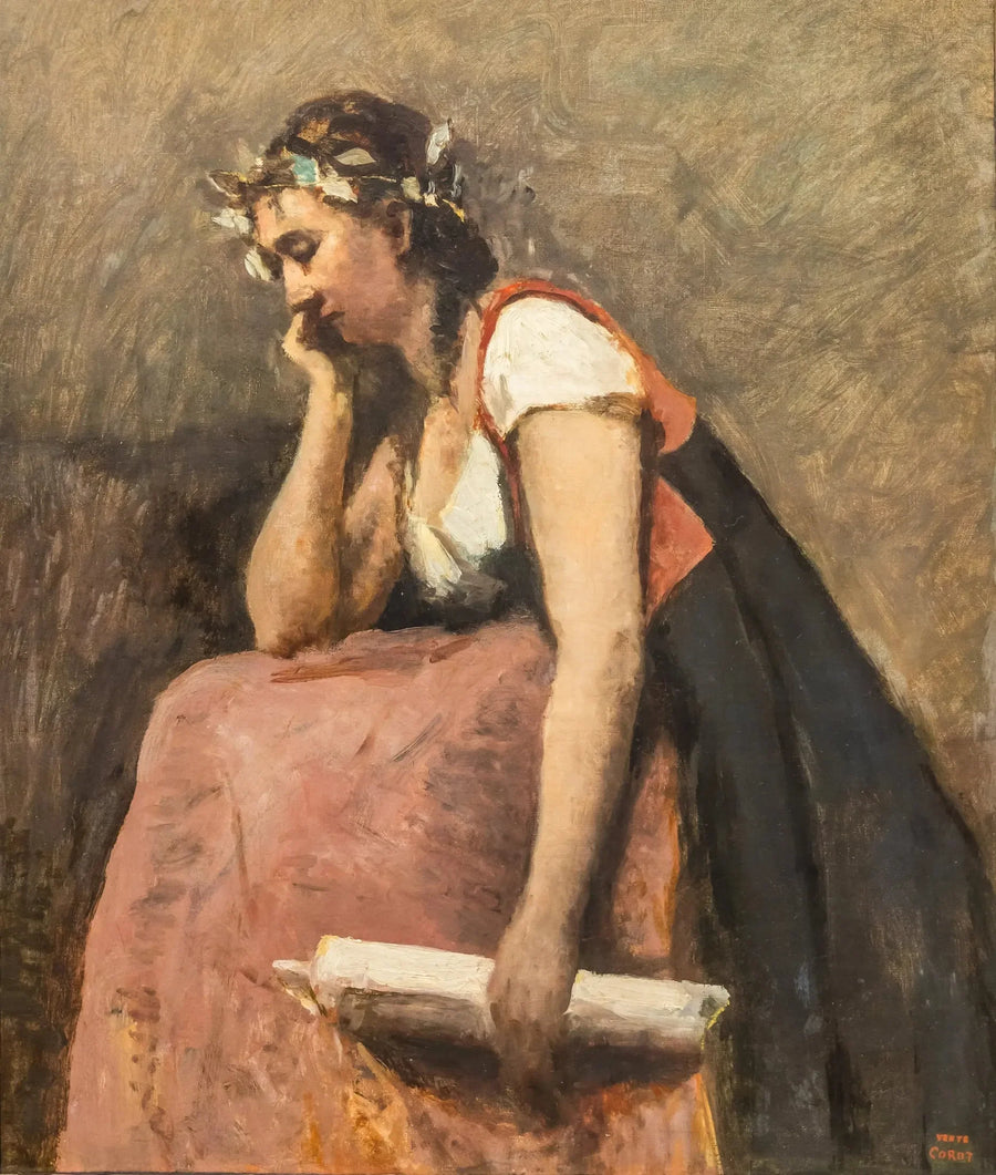 A Poesia - Jean-Baptiste Camille Corot
