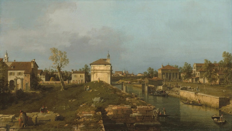 A Porta Portello, Pádua - Canaletto