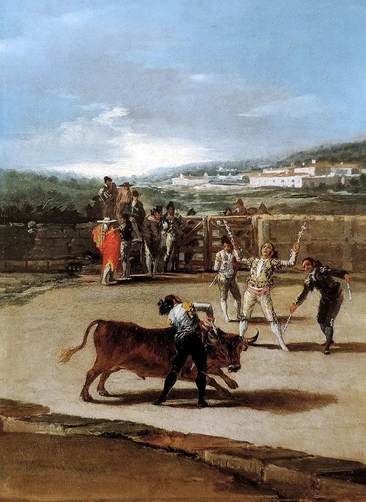 A Posição das Banderilhas - Francisco de Goya