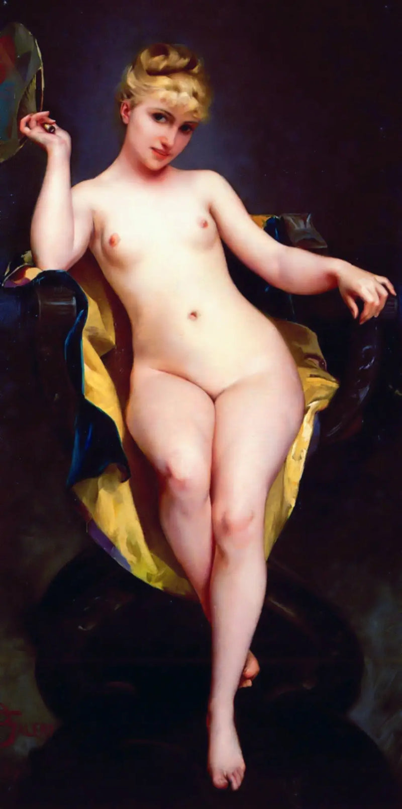 A Pose - Luis Ricardo Falero