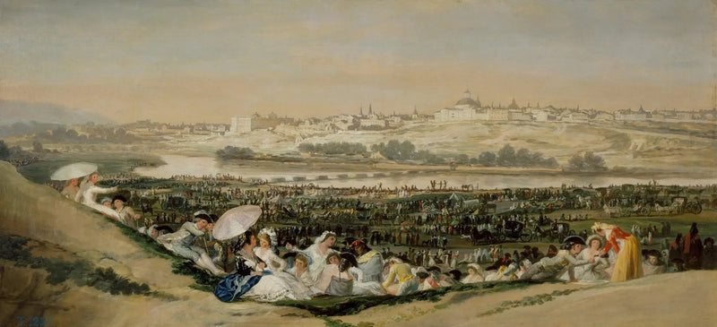 A Pradaria de São Isidoro - Francisco de Goya