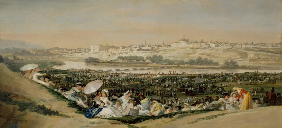 A Pradaria de São Isidoro - Francisco de Goya