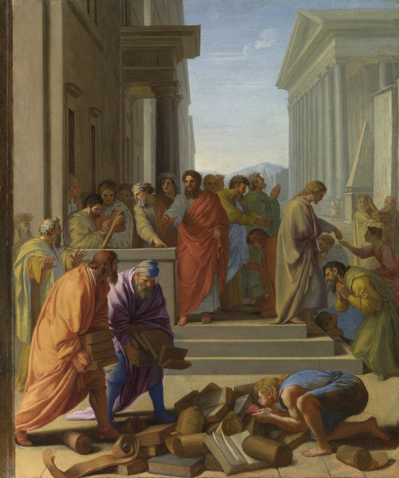 A Pregação de São Paulo em Éfeso - Eustache Le Sueur