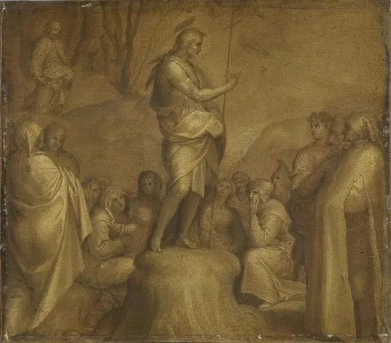 A pregação de João Batista - Andrea del Sarto