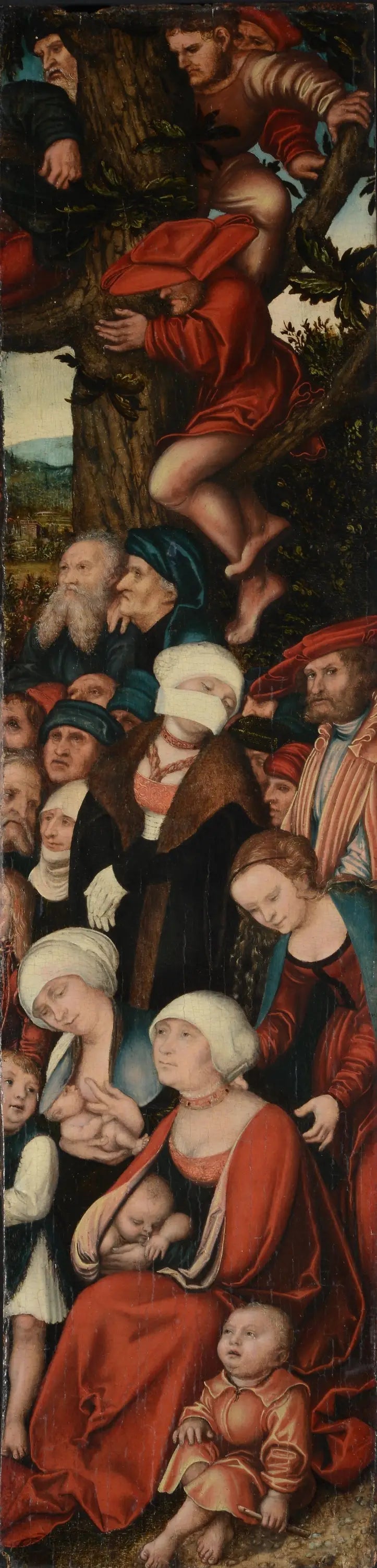 A pregação de São João Batista - Lucas Cranach, o Velho