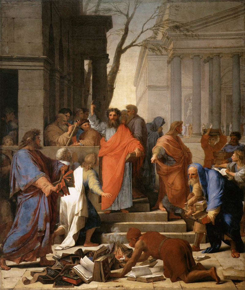 A Pregação de São Paulo em Éfeso - Eustache Le Sueur