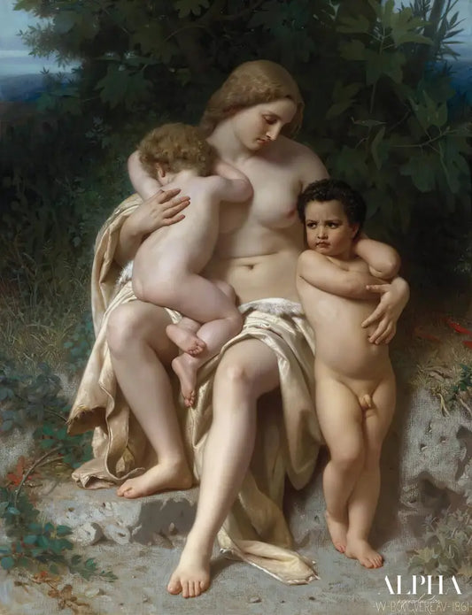 La Première Discorde - William Bouguereau Reproductions de tableaux à la peinture à l’huile