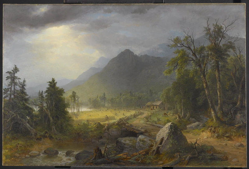A primeira colheita no deserto - Asher Brown Durand