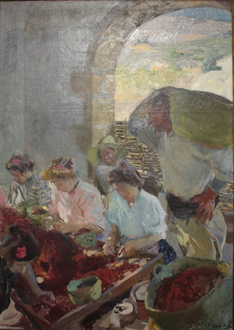 A Preparação das Uvas Passas - Joaquín Sorolla