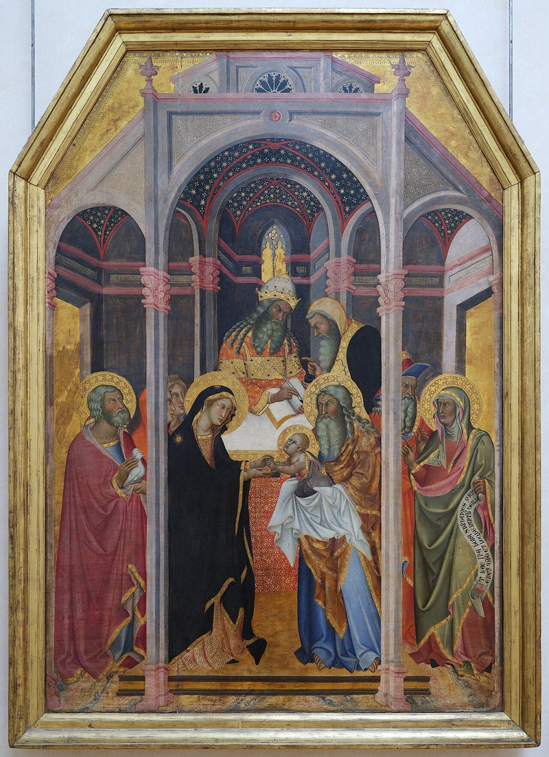 A Apresentação no Templo - Bartolo di Fredi