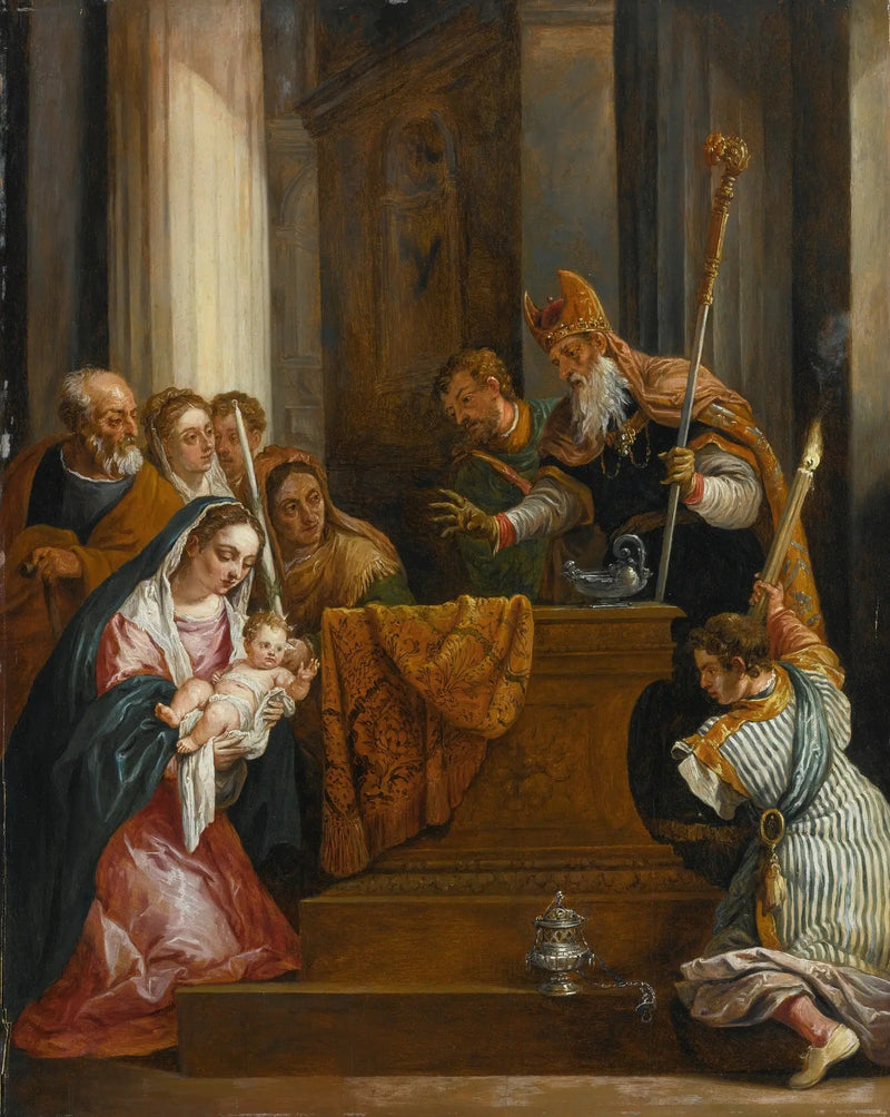 A Apresentação no Templo - David Teniers Júnior