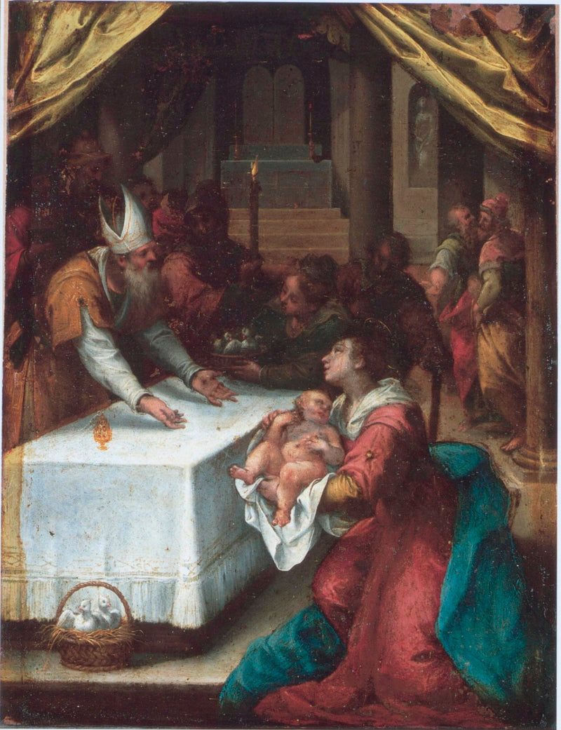 A Apresentação no Templo - Denis Calvaert