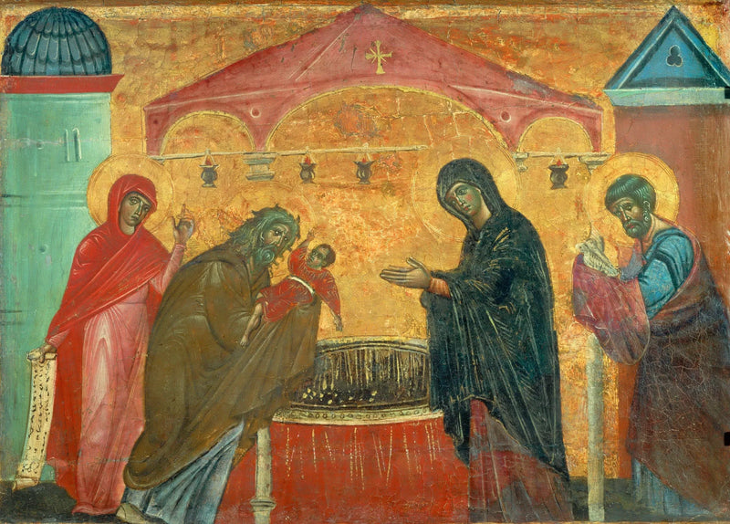 A Apresentação no Templo - Guido da Siena