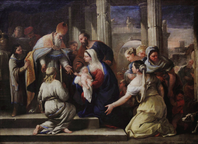 A Apresentação no Templo - Luca Giordano
