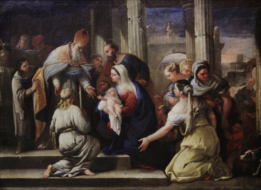 A Apresentação no Templo - Luca Giordano