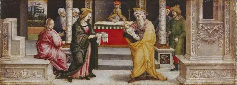 A Apresentação no Templo - Pietro Perugino