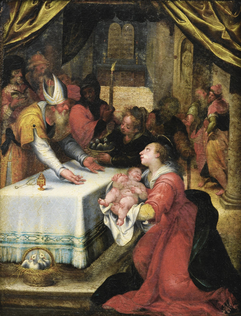 A Apresentação de Jesus no Templo - Denis Calvaert