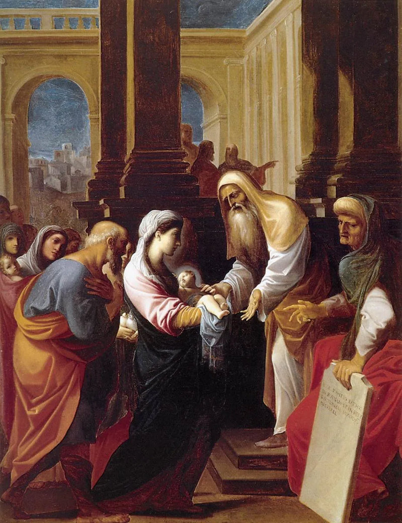 A Apresentação do Menino Jesus no Templo - Ludovico Carracci