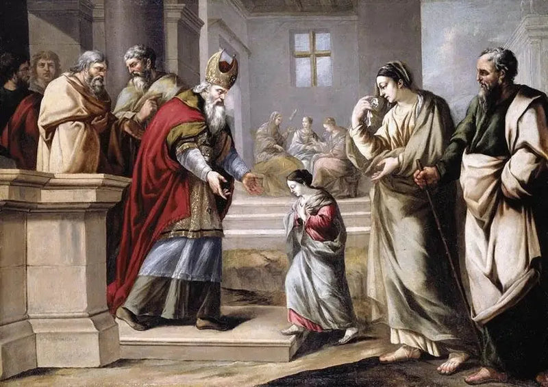 A Apresentação da Virgem no Templo - Pierre Mignard