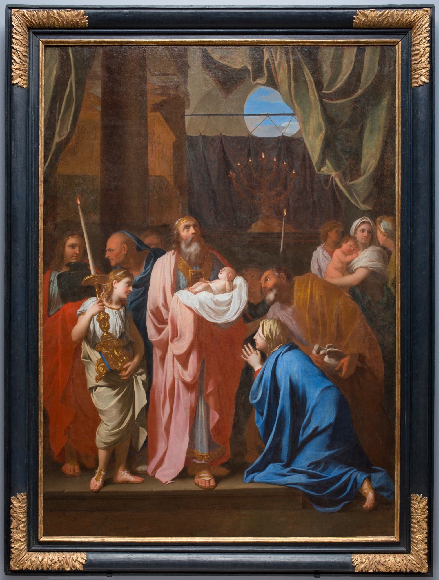 La Présentation du Christ au Temple - Charles Le Brun image 1 tableau peint à l’huile sur toile