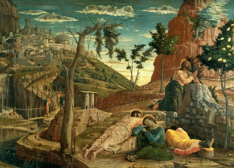 A Oração no Jardim das Oliveiras - Andrea Mantegna