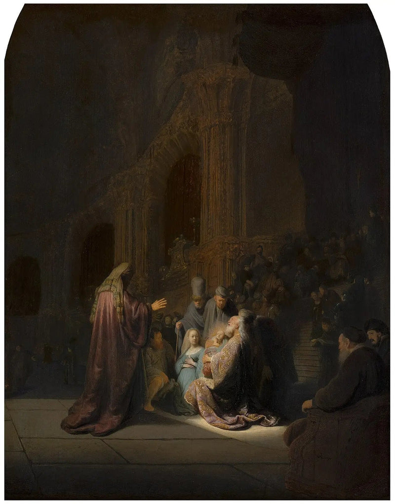 A Oração de Simeão - Rembrandt