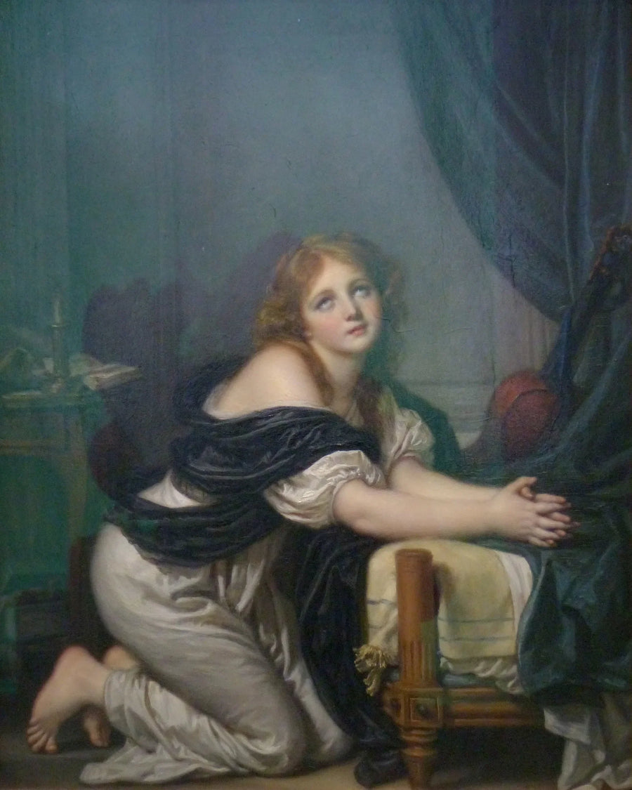 A oração matinal - Jean-Baptiste Greuze