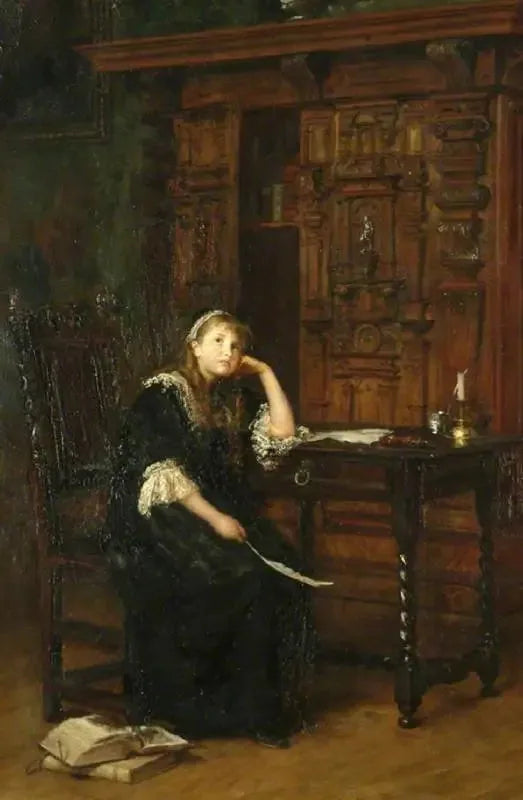 A princesa Elizabeth na prisão em St James's - John Everett Millais