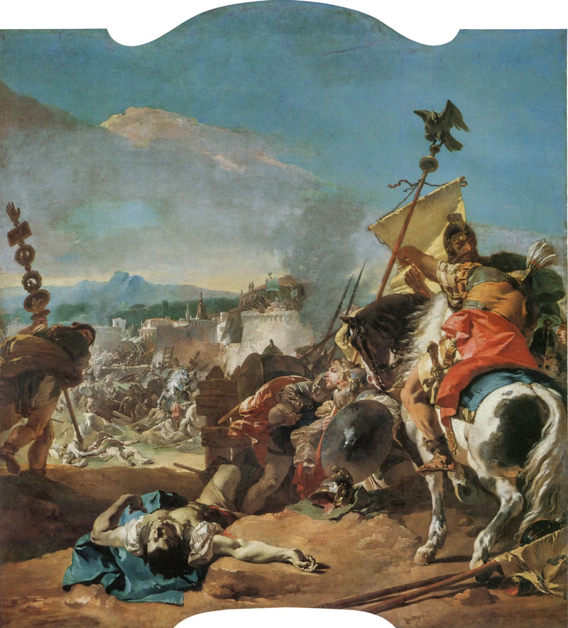 A tomada de Cartago - Giovanni Battista Tiepolo