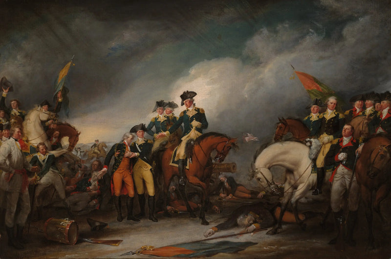 A tomada dos Hessianos em Trenton, 26 de dezembro de 1776 - John Trumbull
