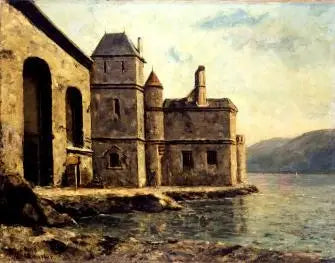 A prisão perto do lago - Gustave Courbet