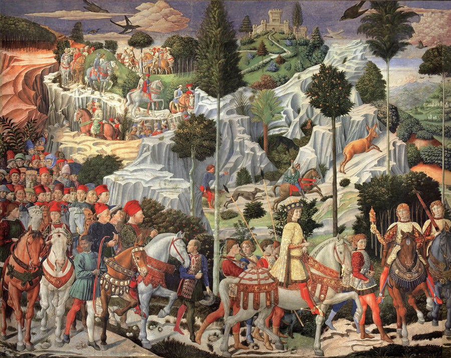 A procissão do jovem rei - Benozzo Gozzoli