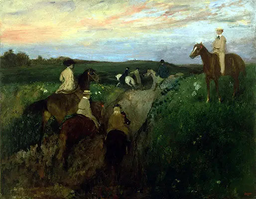 A Passeio a Cavalo - Edgar Degas