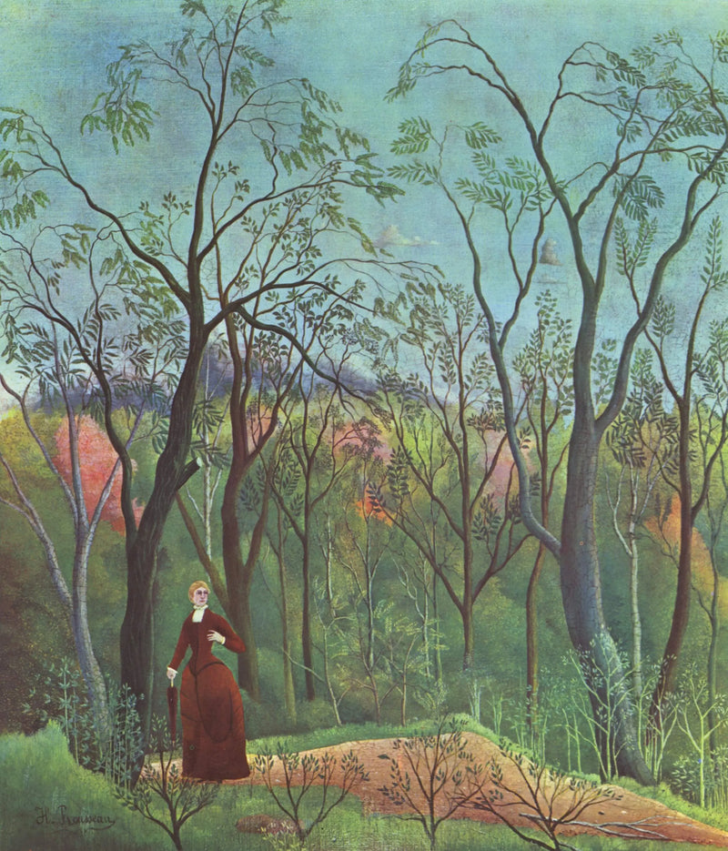 O Passeio na Floresta - Henri Rousseau