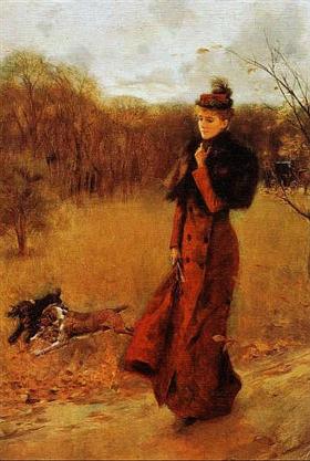 O passeio no parque - Giovanni Boldini